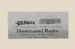 Zephyr ’Color Glow’ Radio with Green Catalin Front